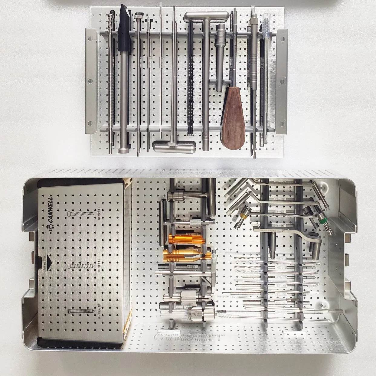 Canwell Orthopedic Surgical Trauma Dynamic Hip and Condylar System Dhs/Dcs Instruments Set