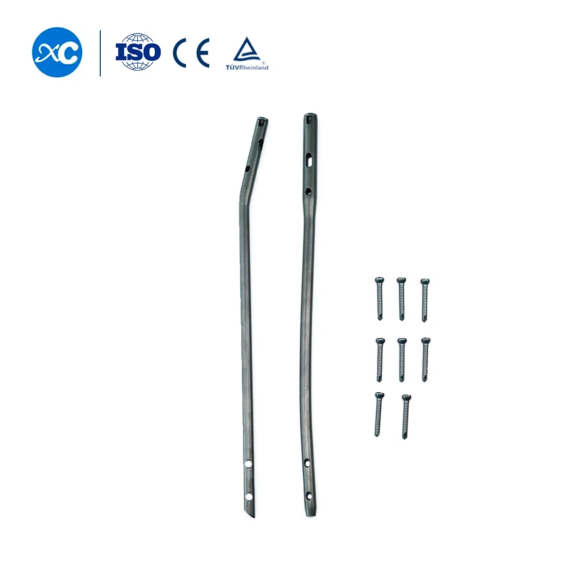 Cannulated Titanium Stainless Steel Tibia Nail Intramedullary Nails with 4.5 Locking Screws