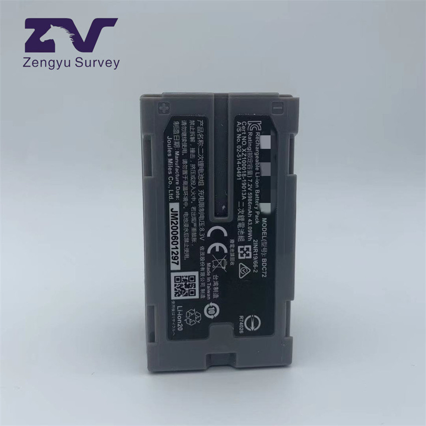 Zengyu Top Con Bdc72 Replacement Battery for Im52 Im101im102GM52fx101 Series Total Station
