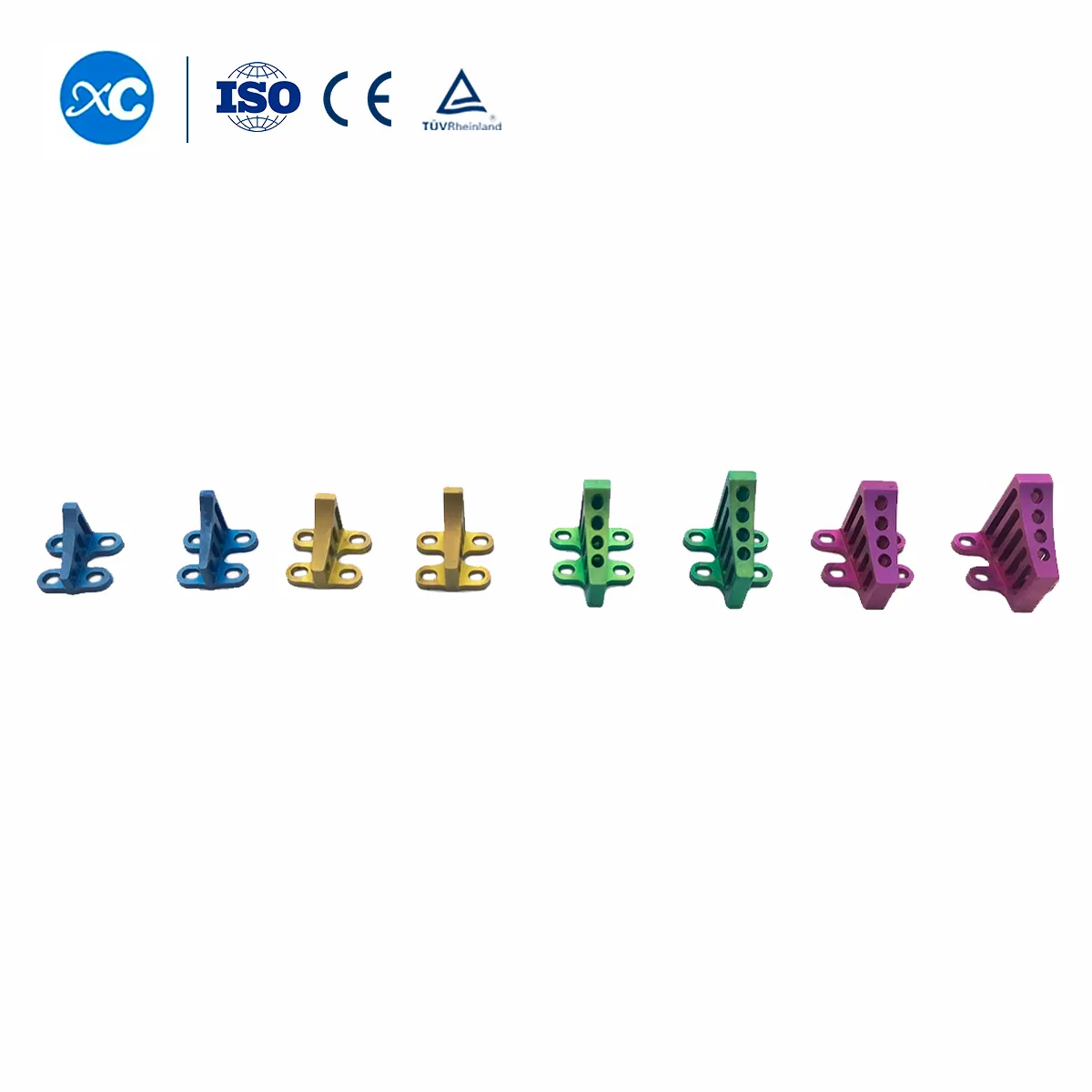 Veterinary Orthopedic Instrument Titanium Tta Rapid Set with 2.4mm Cortical Screws