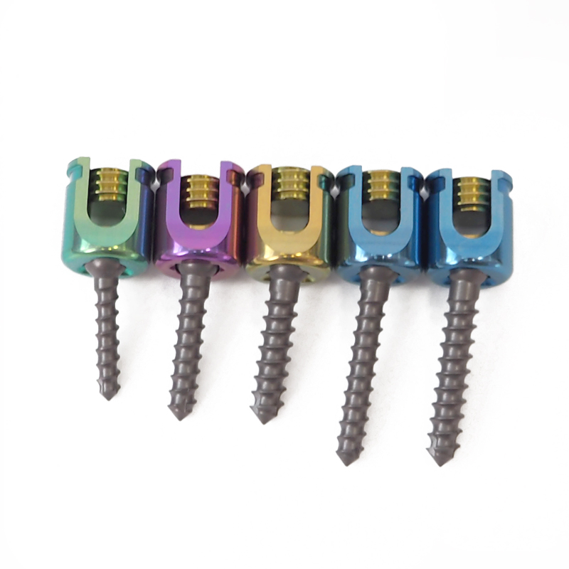 Veterinary Spine Pedicle Screws and Rods Orthopedic Implants Surgical Instruments Set