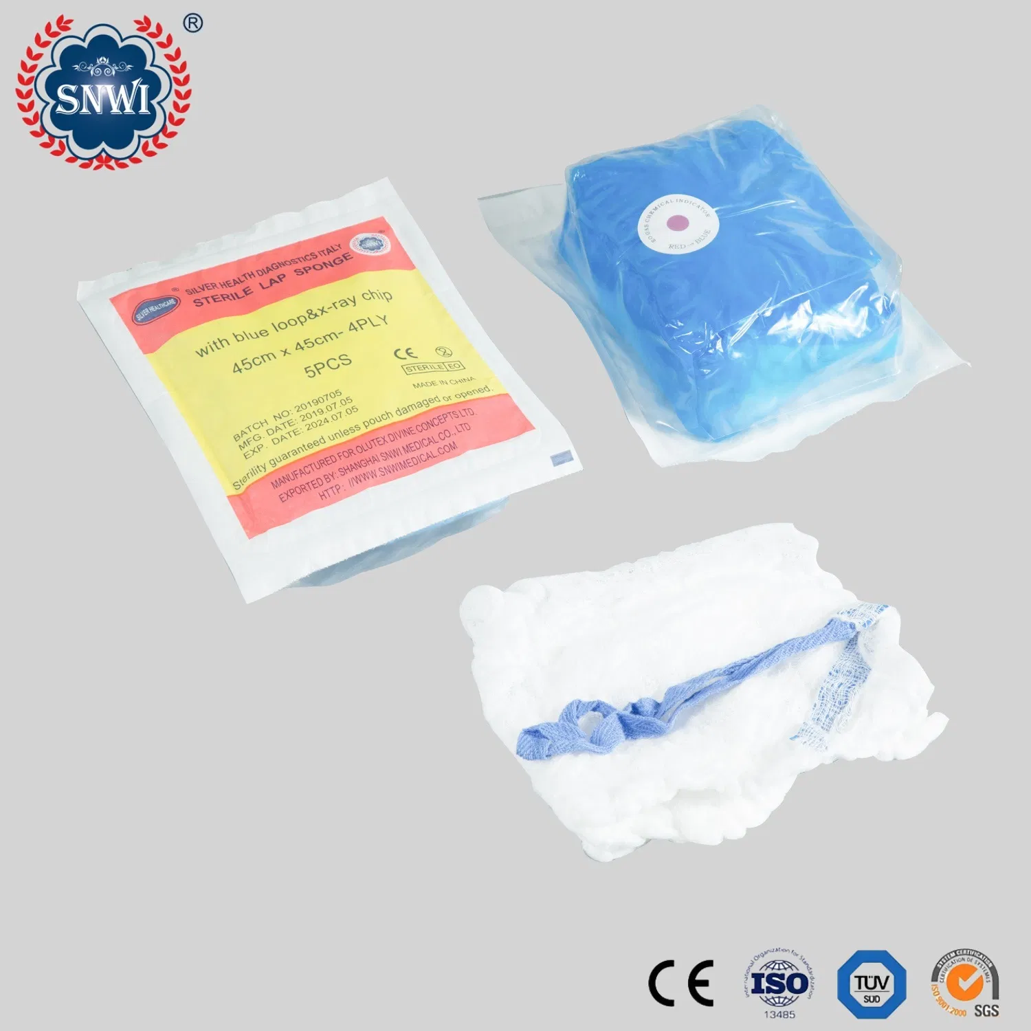 High Absorbent 100%Cotton Medical Surgical Wound Care Lap Sponge Gauze Abdominal Pad