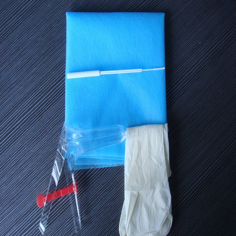 Gynecological Examination Medical Pad Brush Gloves Disposable Gynecological Examination Kit