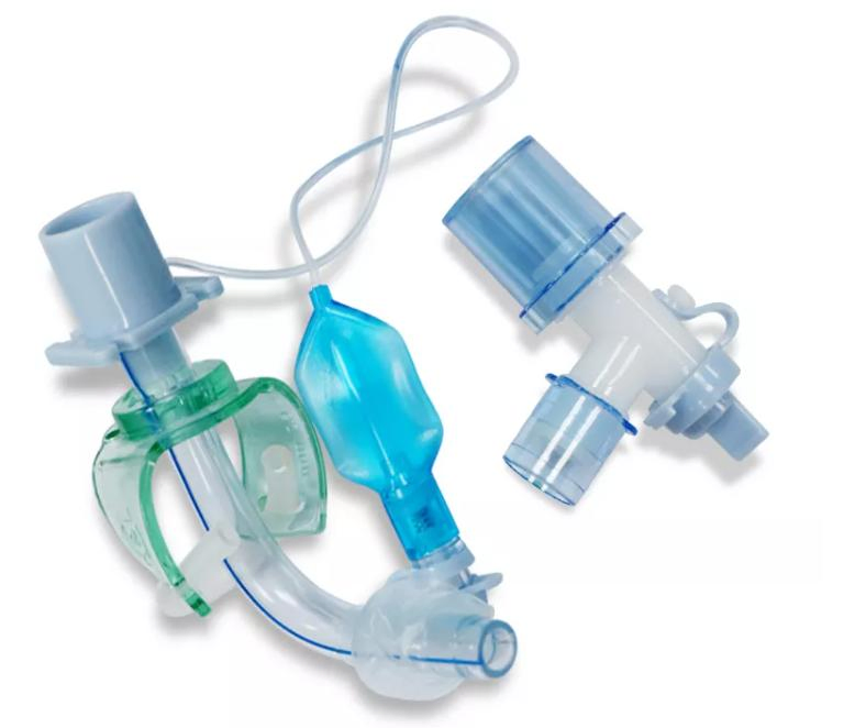 Factory Price Single-Use PVC Cuffed Uncuffed Tracheostomy Tube with Inner Cannula Suction Port Disposable Tracheostomy Tube