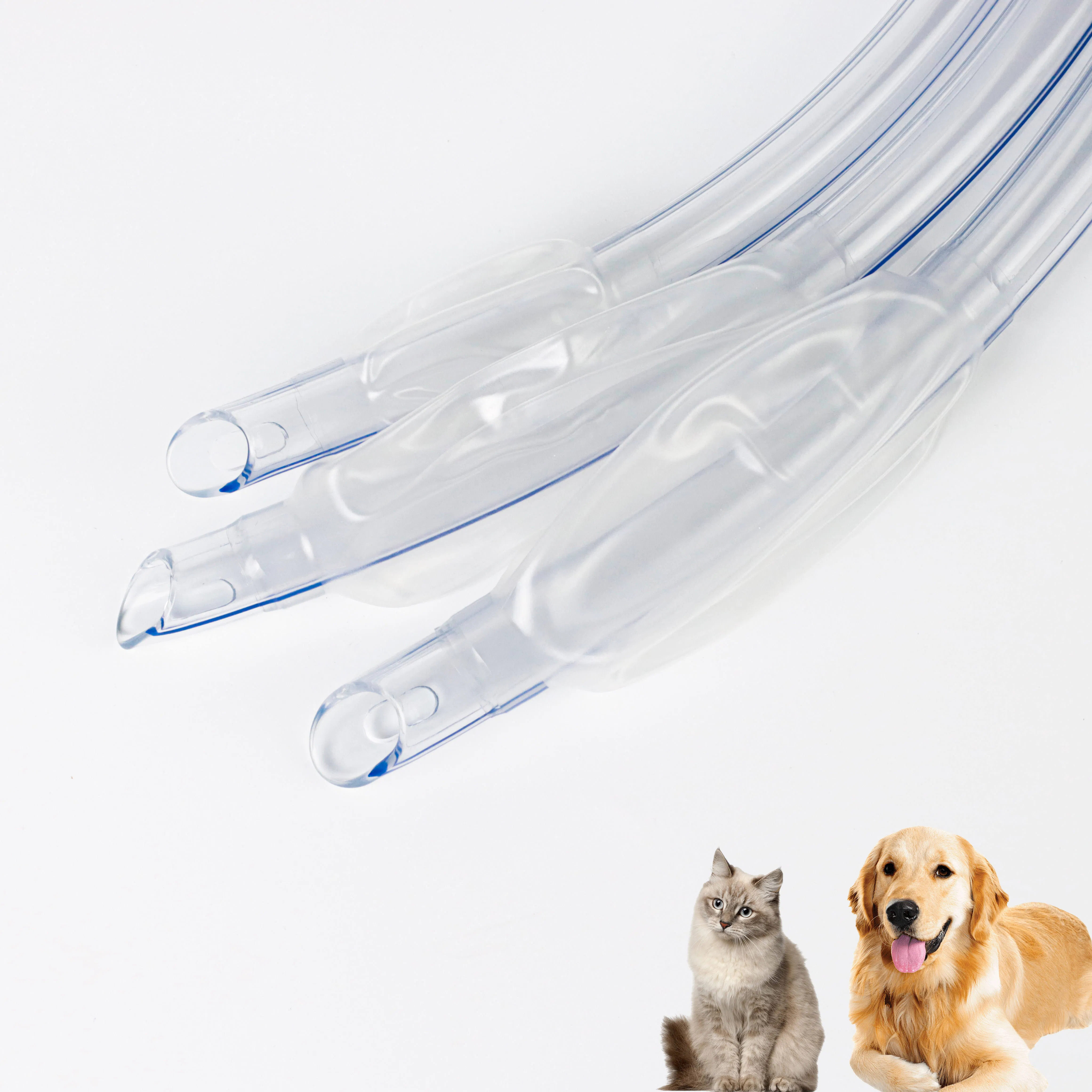 Single Use Veterinary Disposable Tracheal Endotracheal Tubes with Cuff for Animal
