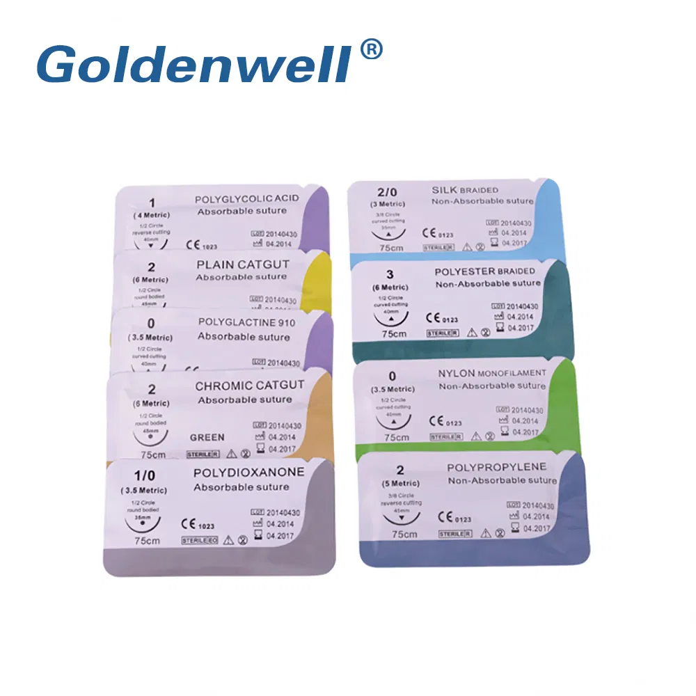 Cheapest Polypropylene Surgical Sutures Manufacturers PGA, Pgla, Nylon, Silk, Polyester