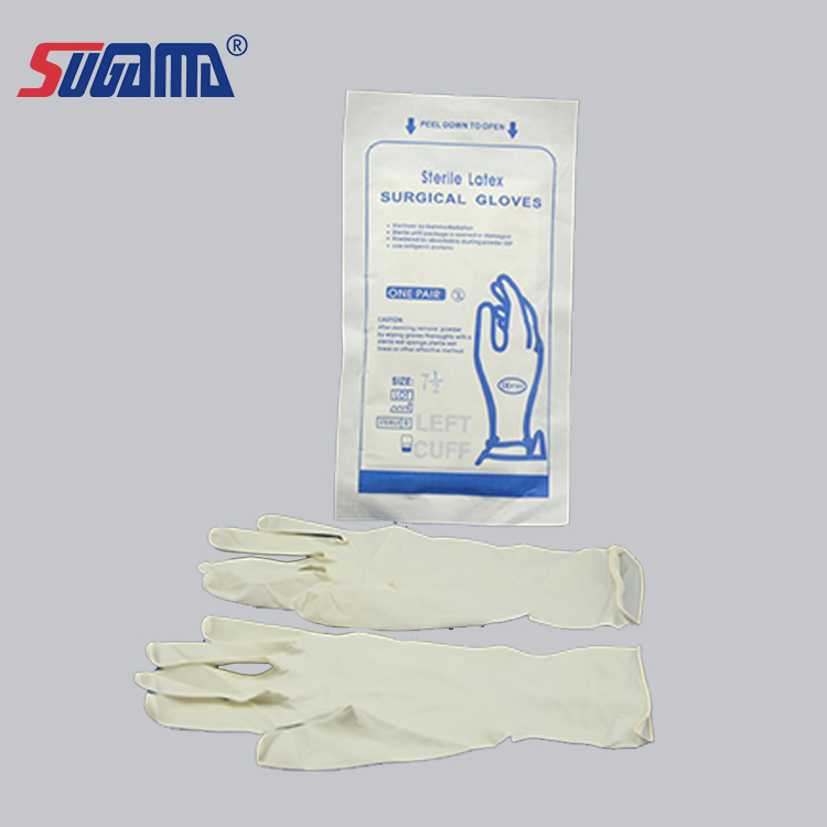 Wholesale Box of Sex Latex Sterile Surgical Gloves