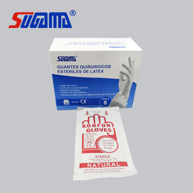 Wholesale Box of Sex Latex Sterile Surgical Gloves