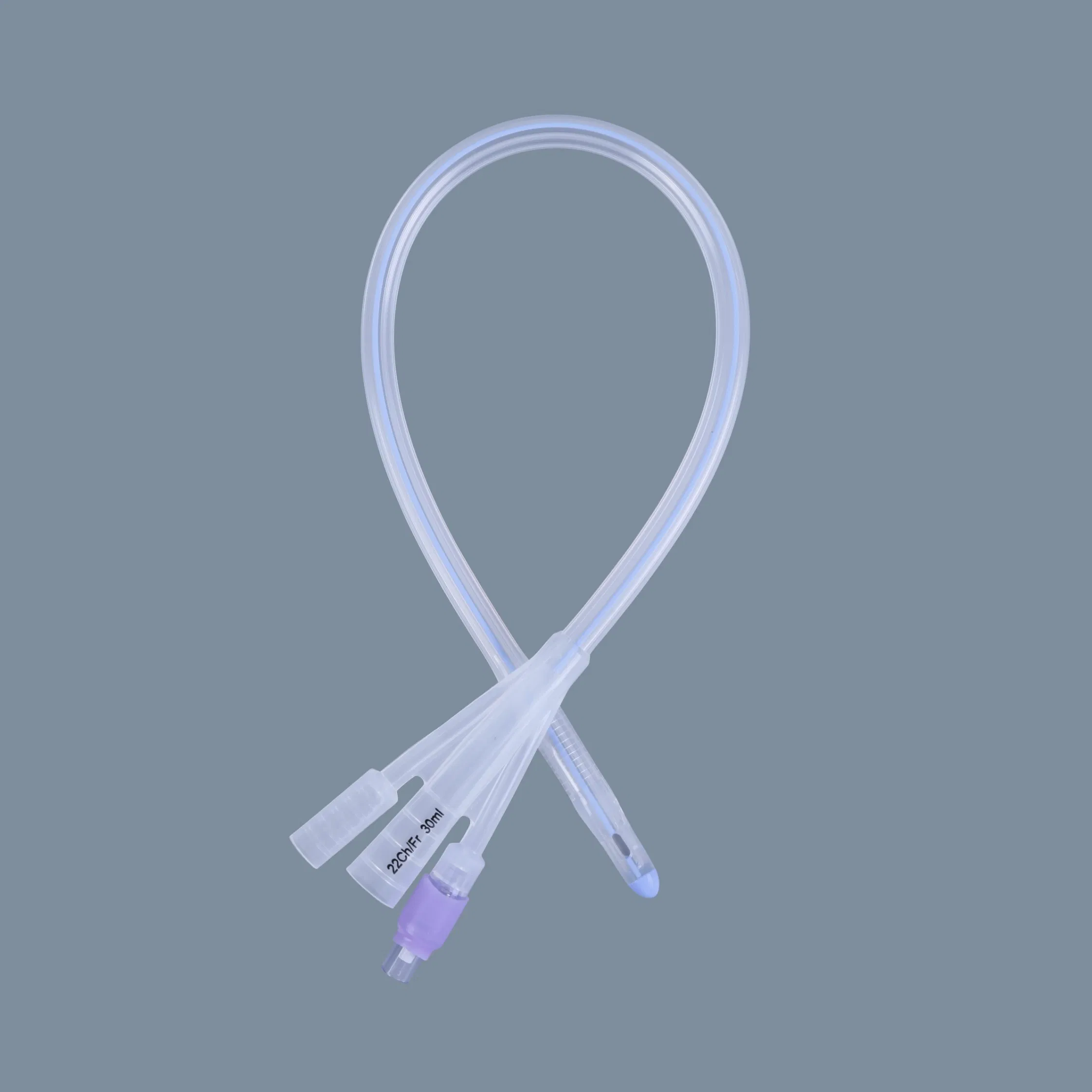 3 Way Balloon Urethral Foley Catheter for Urine Collection with CE ISO