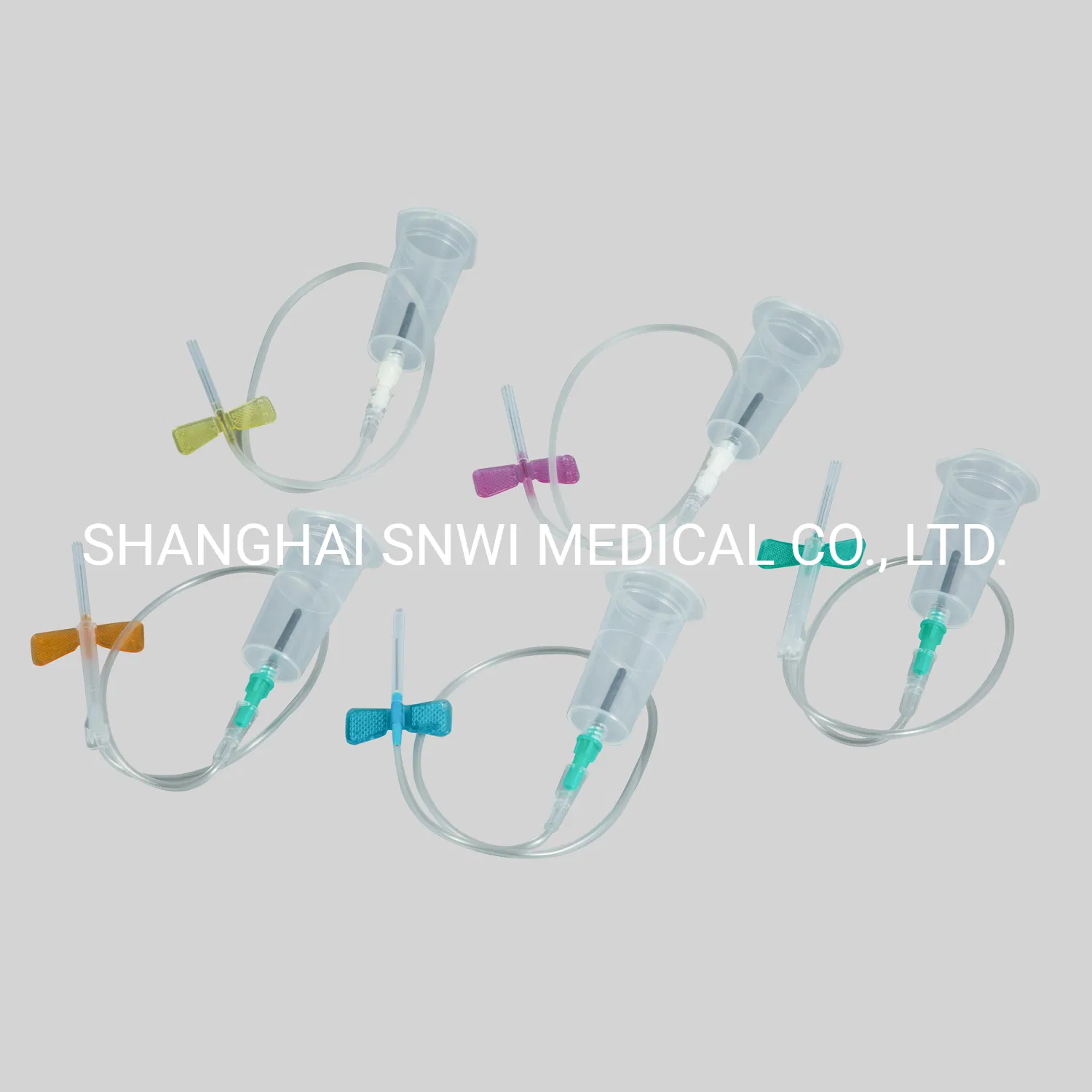 Disposable Medical Safety Butterfly Blood Collection Needle with Needle Holder
