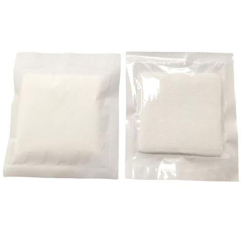 Jr654 Folded 17 Threads 10*10 Cm 8 Ply Gauze Sponge Pads