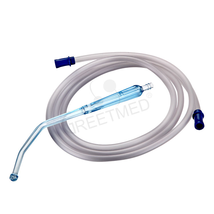 Factory Price Medical Suction Connecting Tube with Yankauer Handle