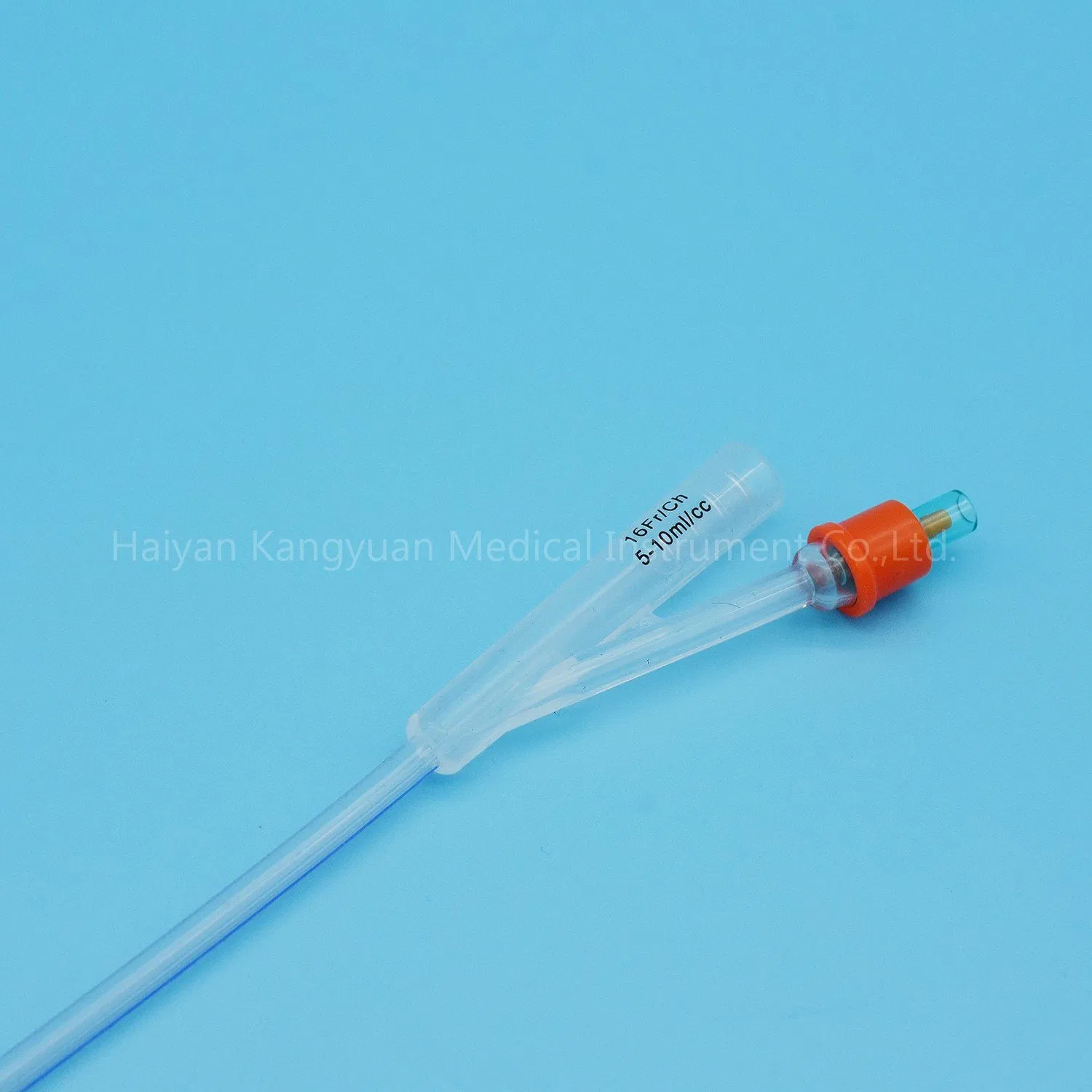 2 Way Silicone Foley Catheter for Single Use Standard Balloon