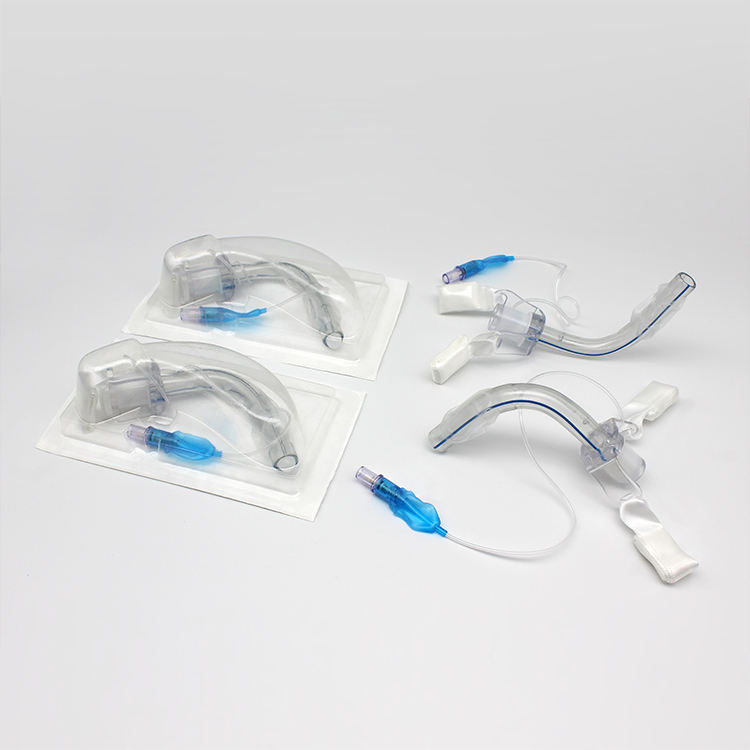 Disposable PVC Tracheostomy Tube Cuffed or Uncuffed Endotracheal Tracheostomy Tube with Inner Cannula
