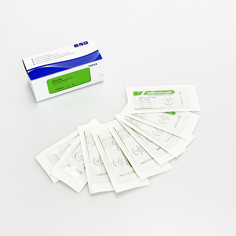 Absorbable or Non-Absorbable Pdo PGA 910 Silk Polydioxanone Catgut Polyester Nylon Surgical Suture Thread with Needle