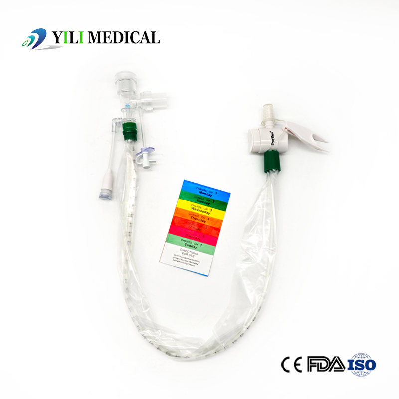 China Factory Medical Disposables Kimberly Clark Closed Suction System 14 French Suction Catheter with FDA CE ISO13485