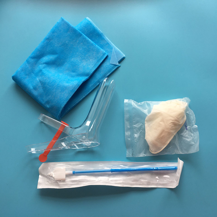 Gynecological Examination Medical Pad Brush Gloves Disposable Gynecological Examination Kit