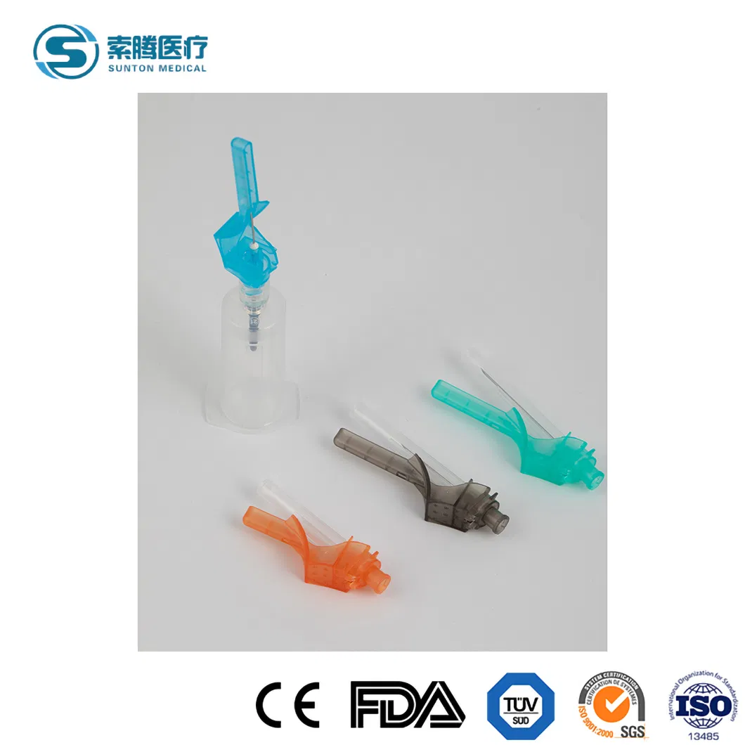 Medical Disposable Safety Vacuum Stainless Steel Sterile Lancet Butterfly Blood Specimen Collection Collecting IV Needle with Luer Slip/Lock