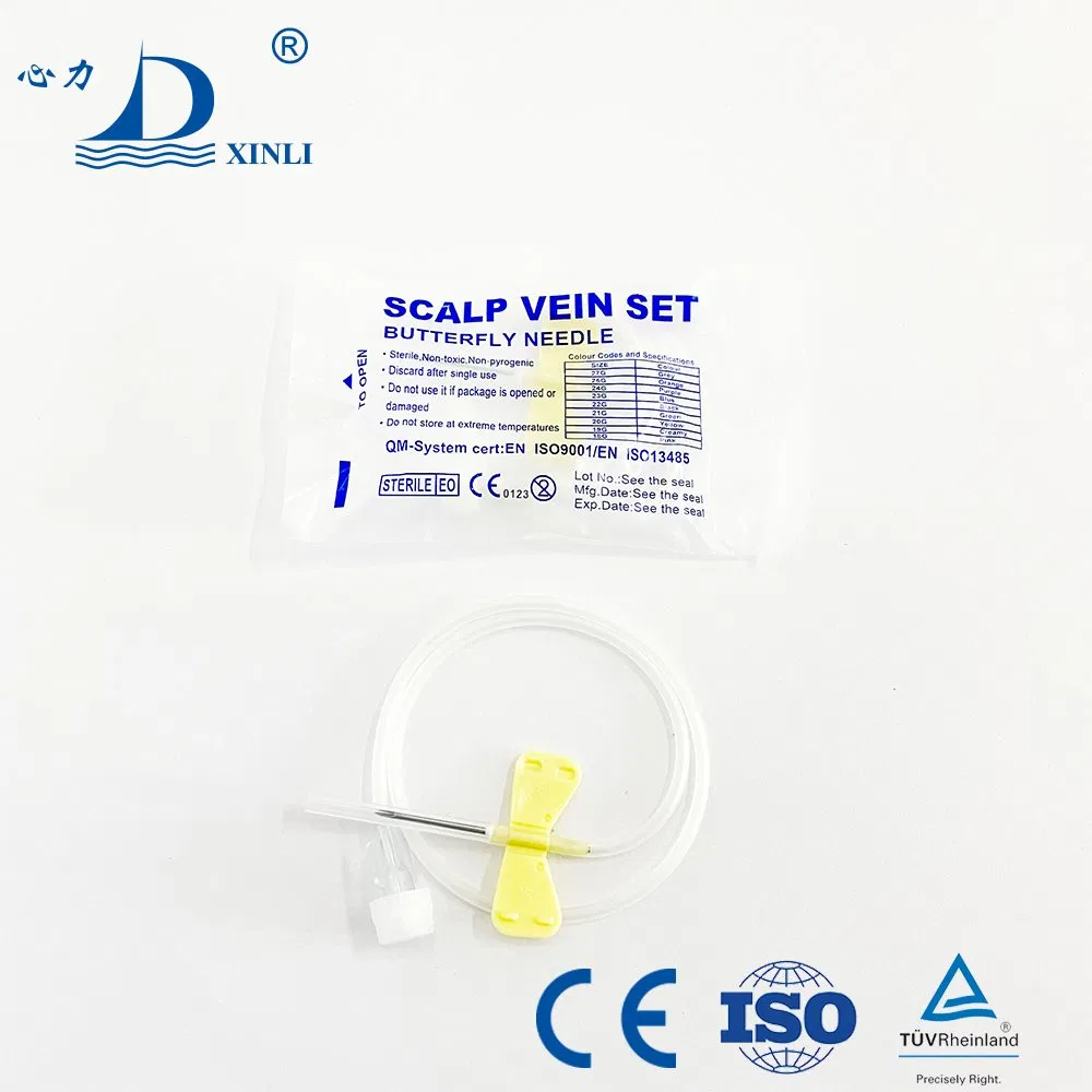 Medical Use Butterfly Intravenous Disposable Sterile Hypodermic Scalp Vein Needle
