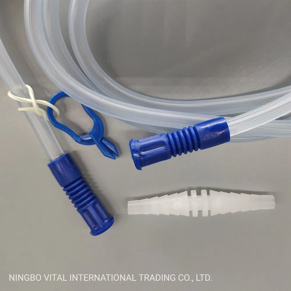 180cm Latex Free Medical PVC Suction Connecting Tube