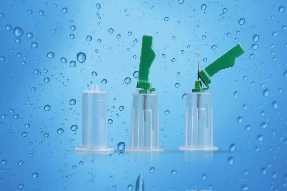 Safety Two-Winged Blood Collection Needle 21g 23G