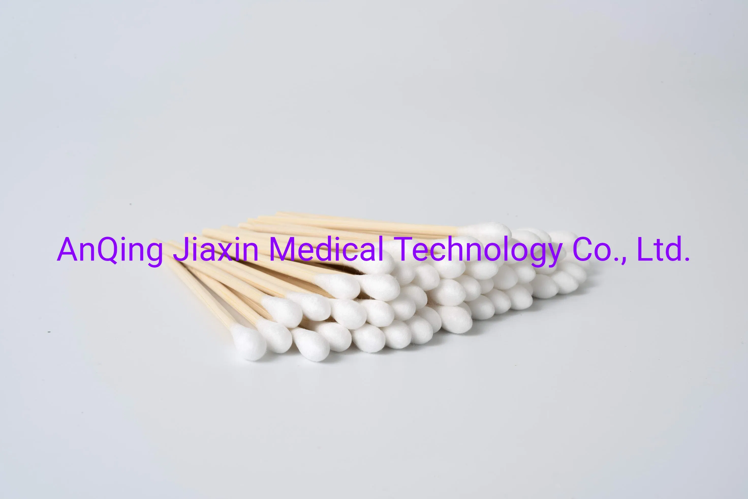 300PCS Plastic Free Household Bamboo Stick Cotton Bud Ear Swabs