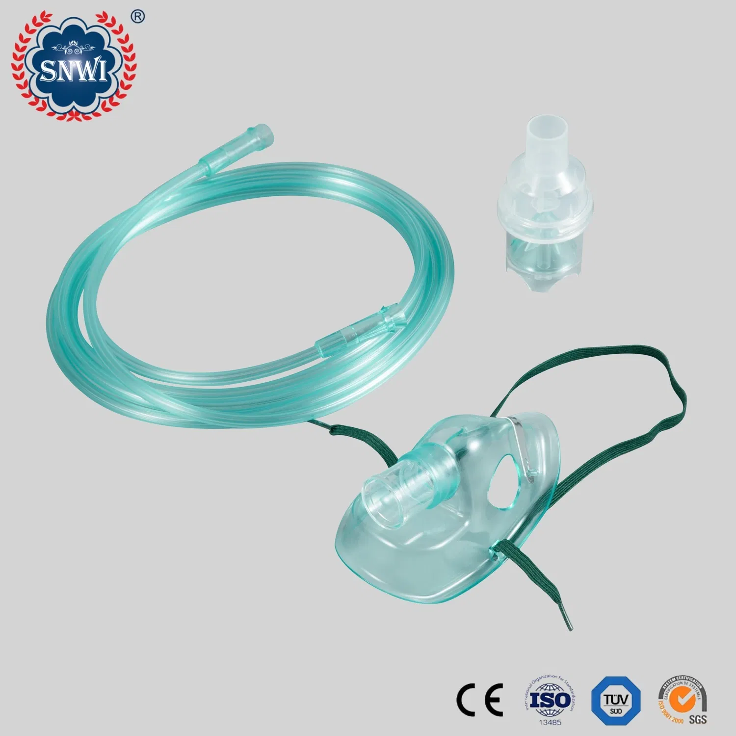 CE ISO Approved Hospital Disposable Sterile Medical PVC Oxygen Mask/Nebulizer Mask/Venturi Mask/Non Rebreathing Oxygen Mask with Reservoir Bag