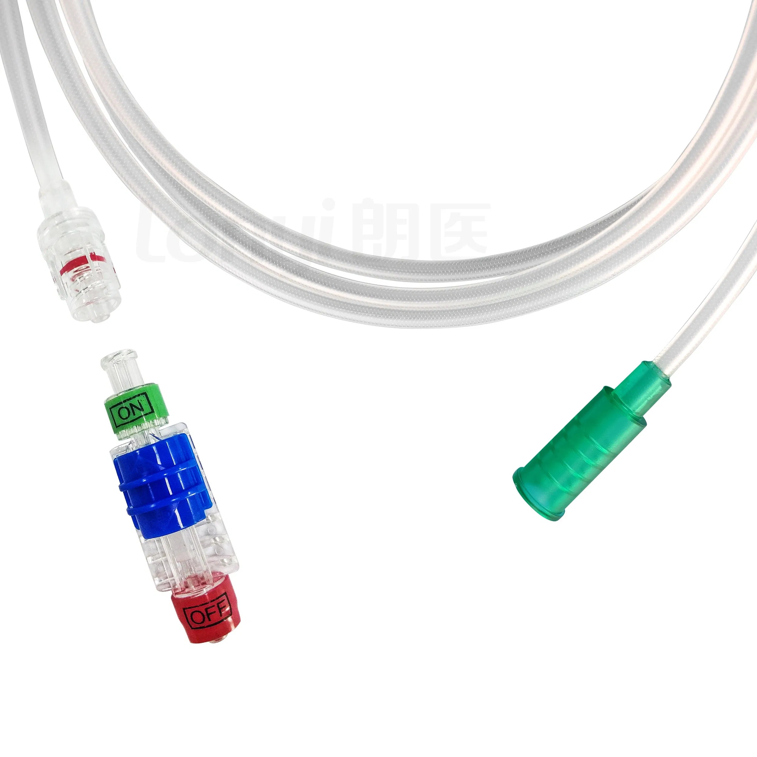 1200psi Medical Grade Suction Extension Tube with on/off Valve