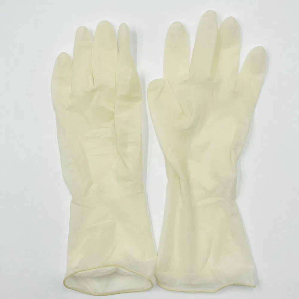Sterile Latex Surgical Gloves Size 8 White Disposable Safety