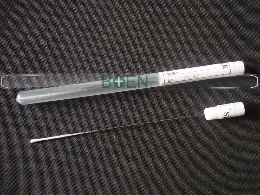 Medical Disposable Stainless Steel Swab Stick Aluminum Swab Stick Cotton Swab 150mm