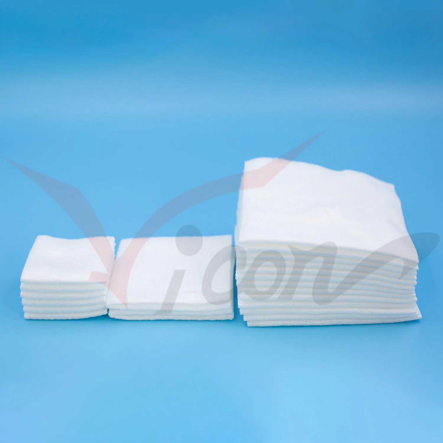 Pearl-Patterned Non-Woven Fabric Gauze Swab Pad 4"*4"-8ply for Wound Cleaning