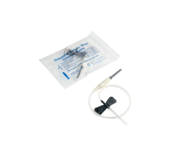 Disposable Medical Safety Butterfly Blood Collection Needle with Needle Holder