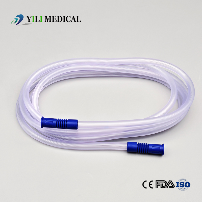 Sterile PVC Disposable Suction Connecting Tube Yankauer