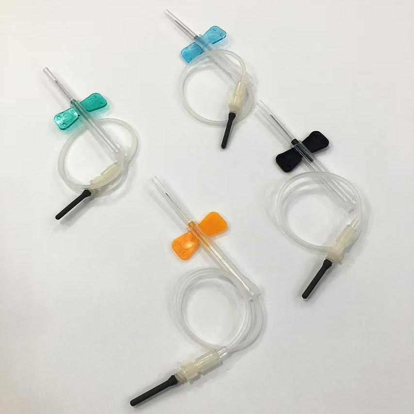 Medical Supplier Safety Butterfly Blood Collection Needle with Holder