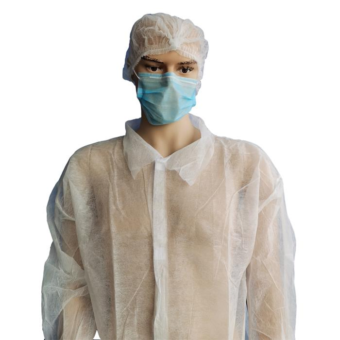 ISO13485 Factory Wholesale Disposable Medical PP Visitor Kit Visiting Coat Visitor Set Non Woven PPE Kit Isolation Gown Protective Clothes