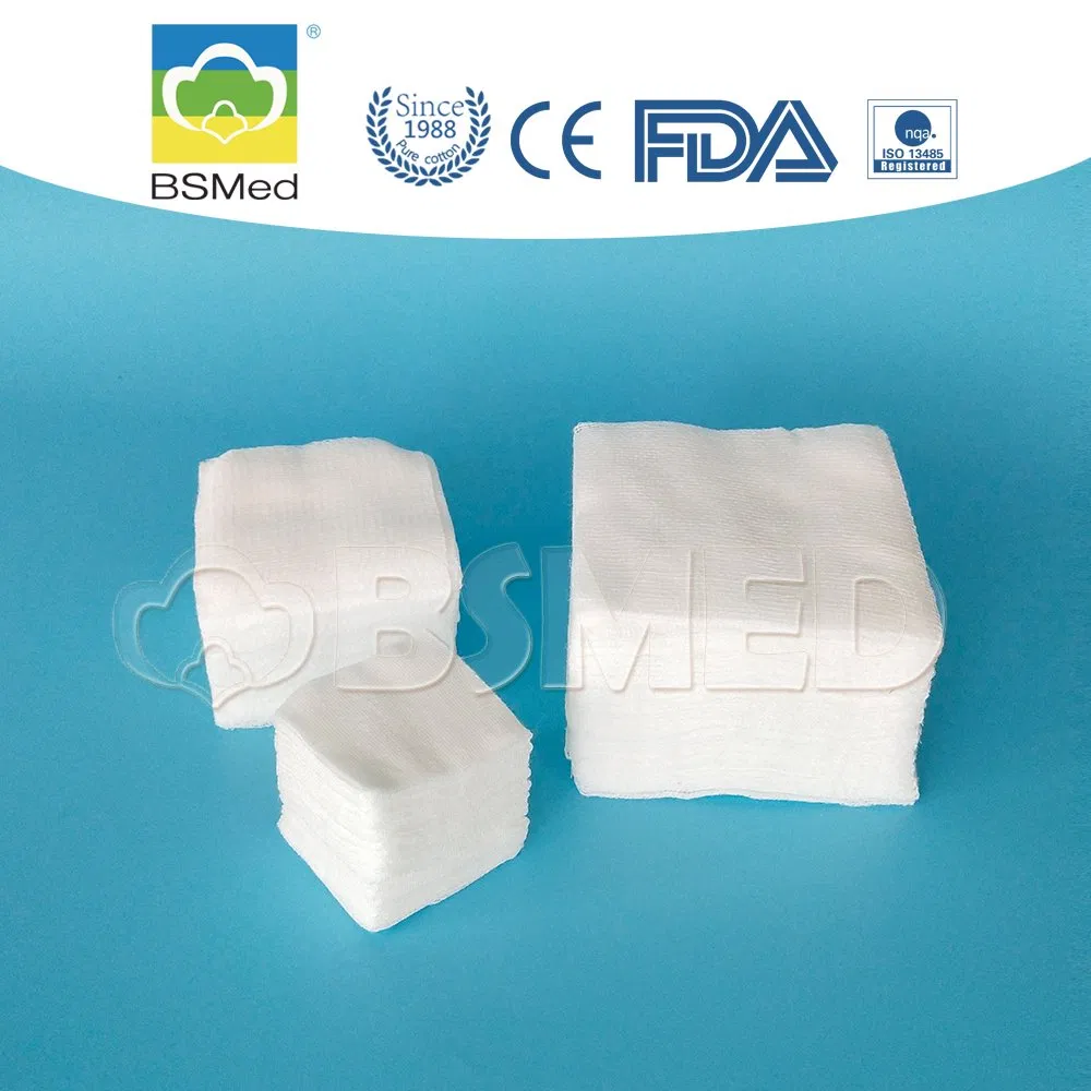 100% Cotton Non-Sterile or Sterile Gauze Swabs Pad