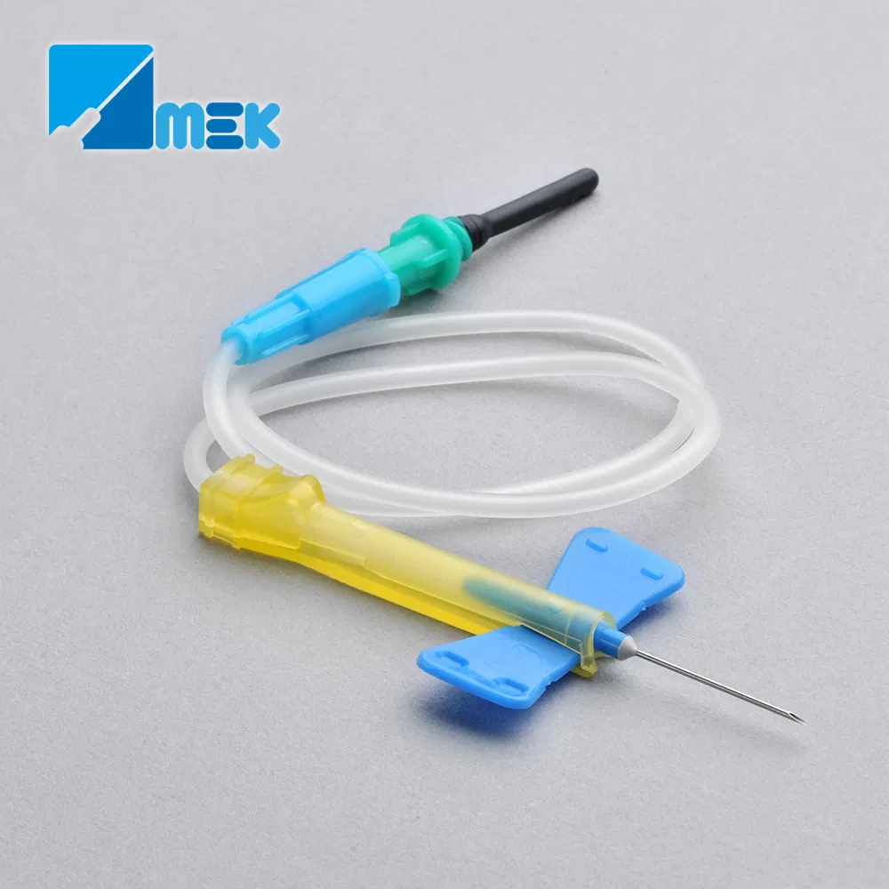 Disposable Safety Butterfly Sampling Blood Collection Needle with 18-25g CE510kisomdsap