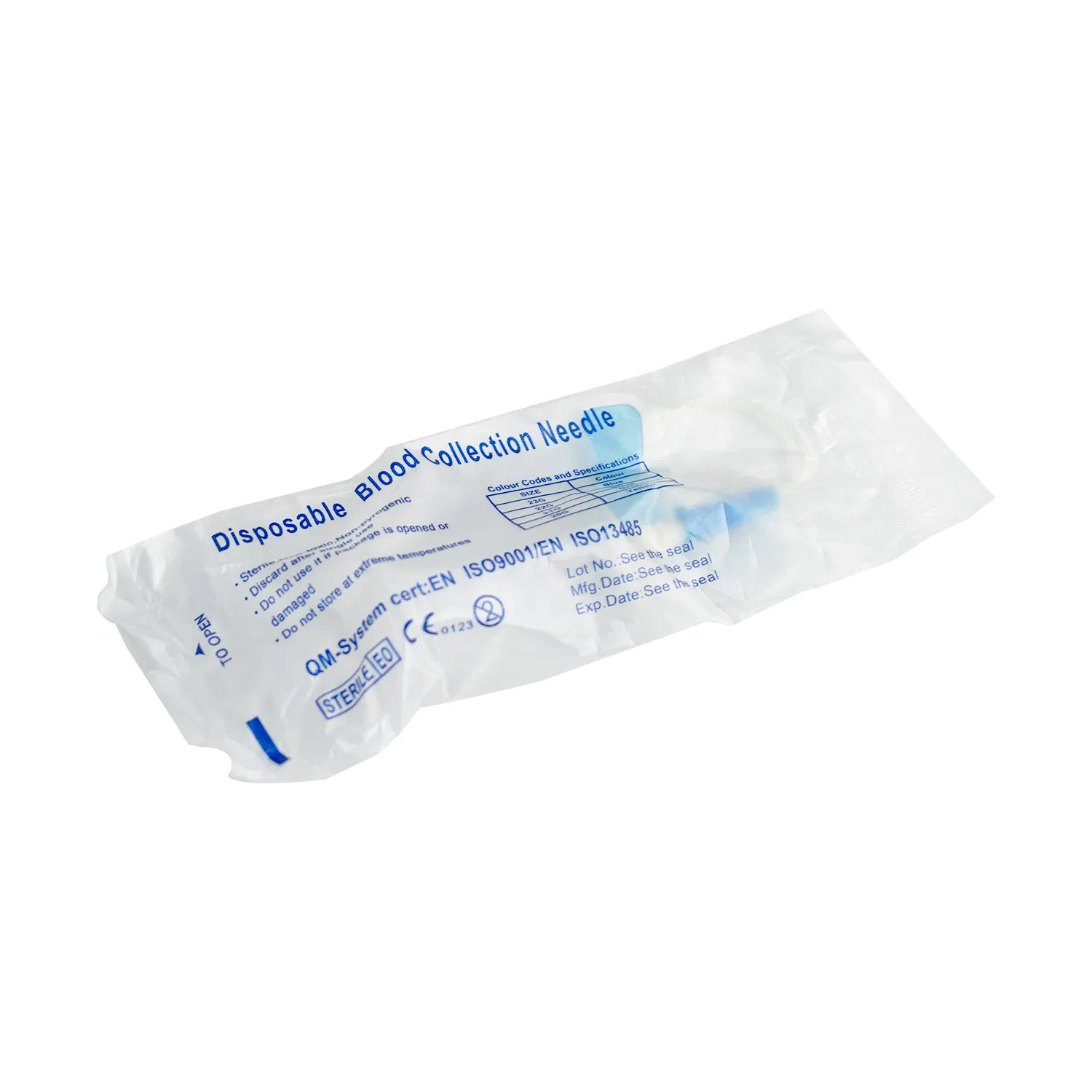 Medical Disposable Vacuum Safety Butterfly Blood Collection Needle with Holder