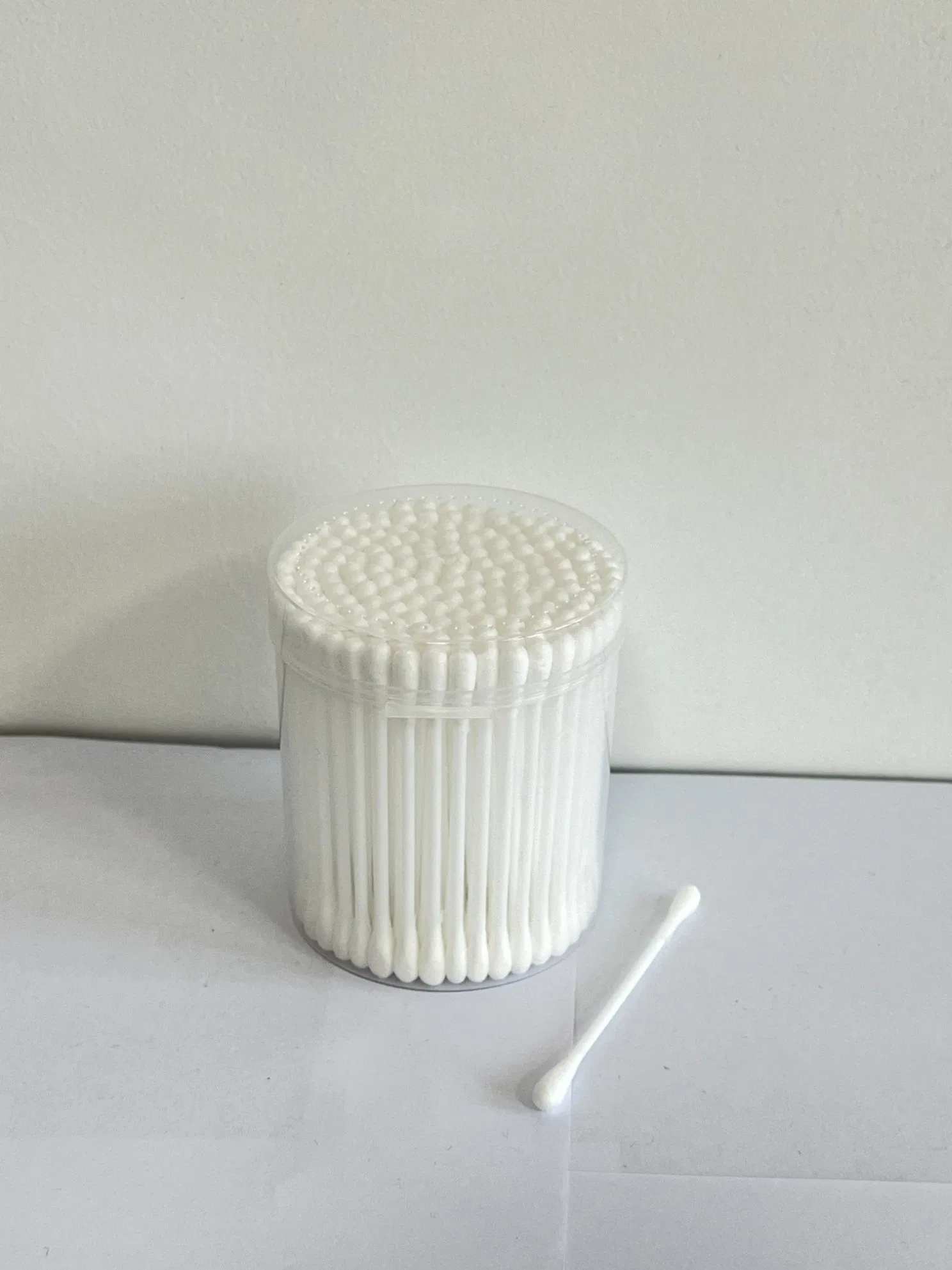 Wholesale Custom Plastic Stick Double Head Cotton Swabs for Home