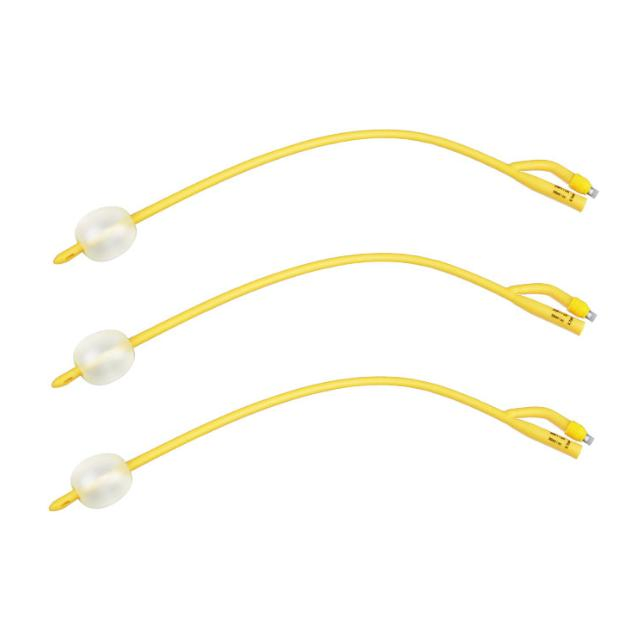 Best Selling 100% Medical Grade Latex Foley Catheter with Balloon of Fr6-Fr24