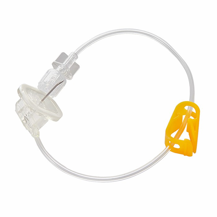 Medical Antibiotics Saline Fluid Blood Transfusion Non-Safety Injection Needles, Oncology Chemotherapy Port Safety Huber Needle