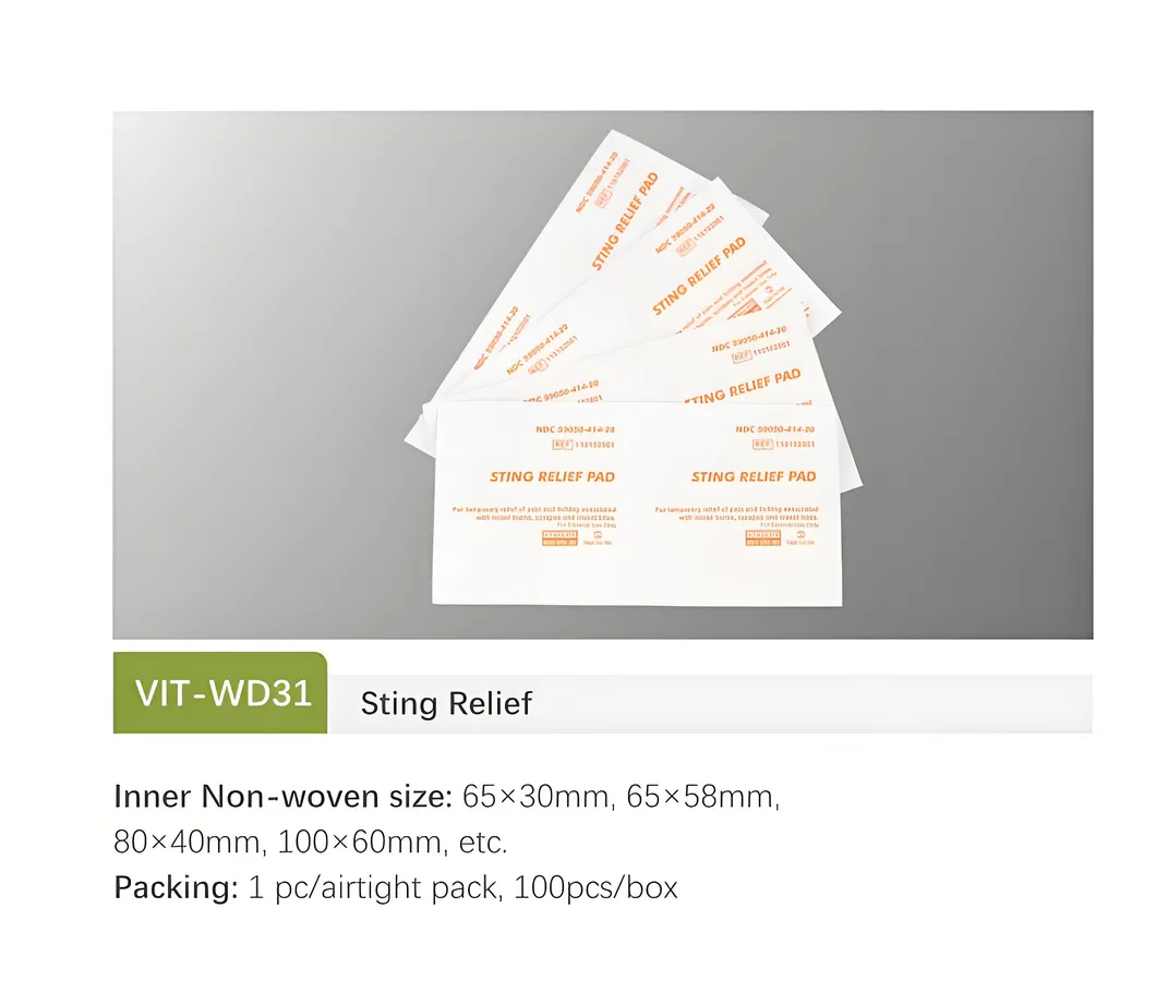 Sting Relief Antiseptic Swab