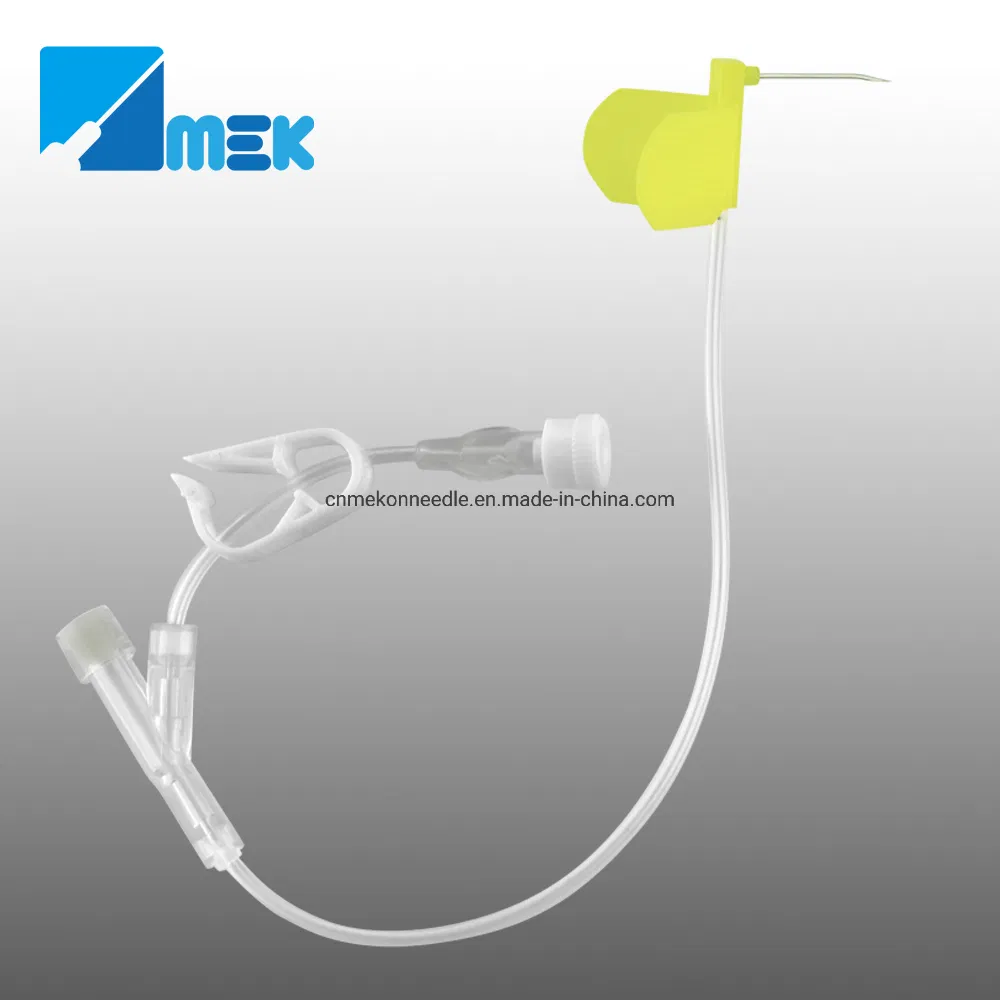 Safety Y Port Non-Coring Port Huber Needles for Winged Cefdaisoce510kmdsap