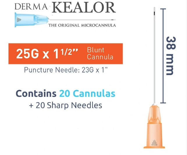 CE FDA Micro Cannula Blunt Tip with Hypodermic Needle for Filler Dermal Filler Cannulas Safety Blunt Tip Cannula