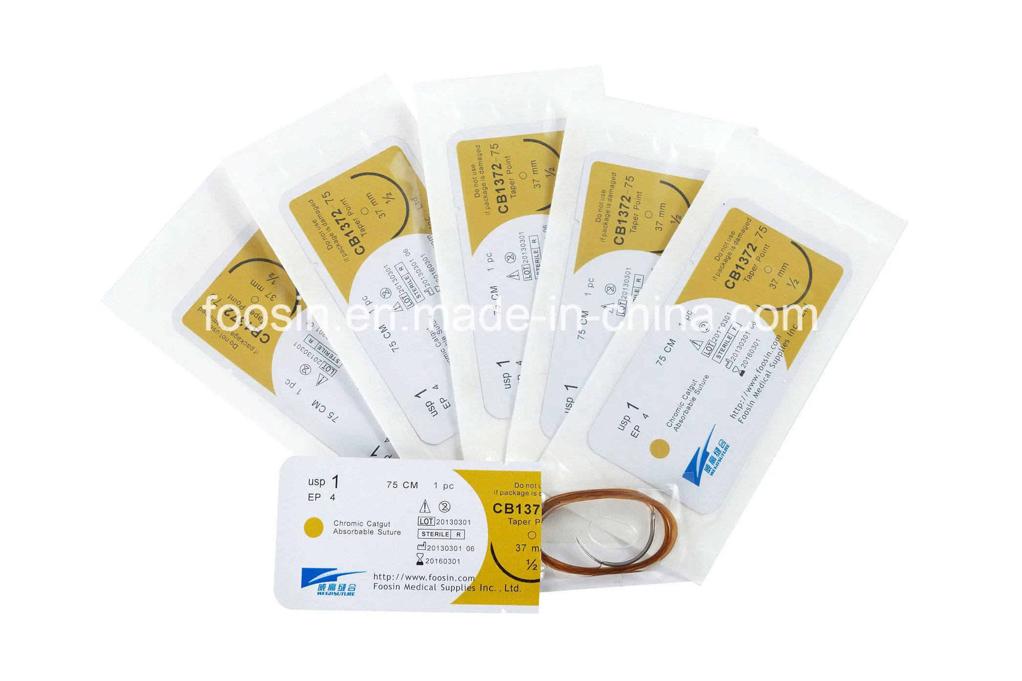 Medical Supply---Sterile Surgical Suture (PGA/PDO/Silk/Nylon/Catgut)