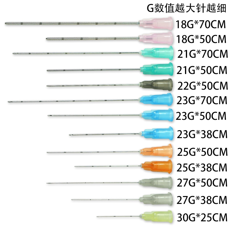 CE FDA Micro Cannula Blunt Tip with Hypodermic Needle for Filler Dermal Filler Cannulas Safety Blunt Tip Cannula