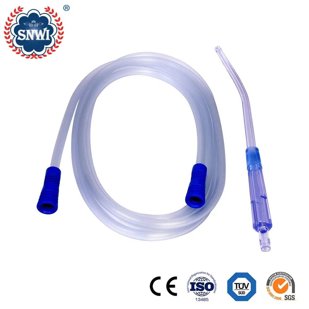 Medical Disposable Yankauer Handle Set with Suction Connecting Connection Cannula Catheter Tube