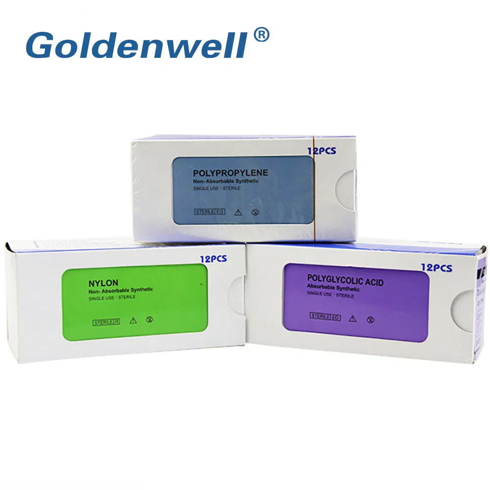 Cheapest Polypropylene Surgical Sutures Manufacturers PGA, Pgla, Nylon, Silk, Polyester