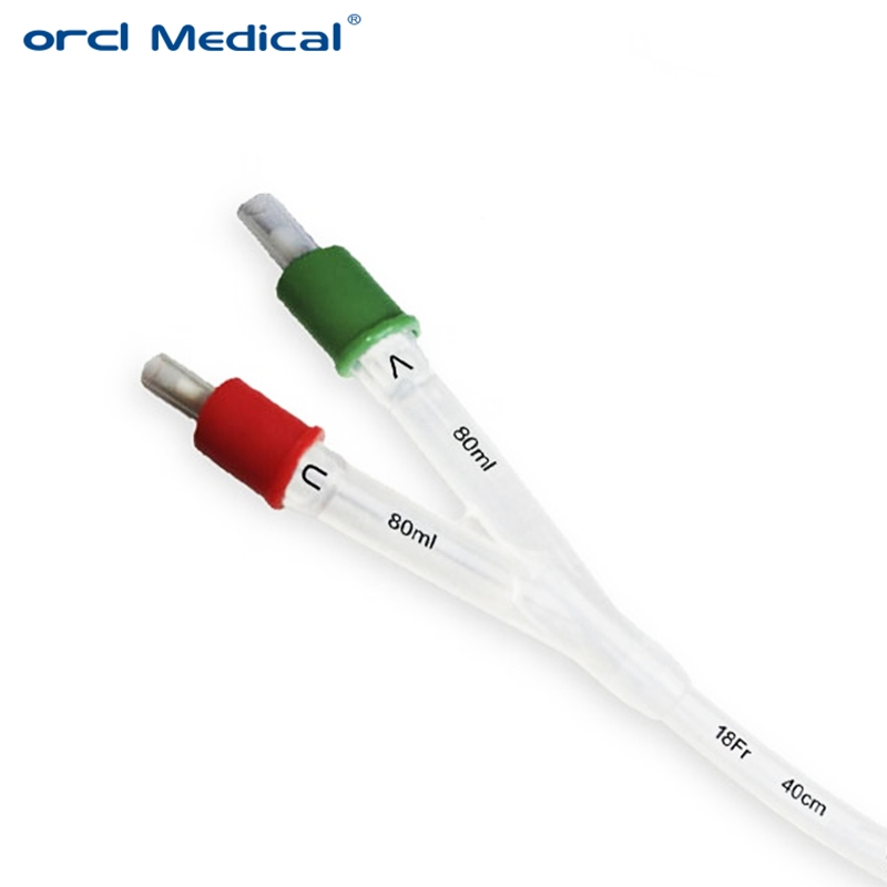 Medical Supply Two Way Three Way Foley Catheter Silicone Urinary Catheter for Single Use