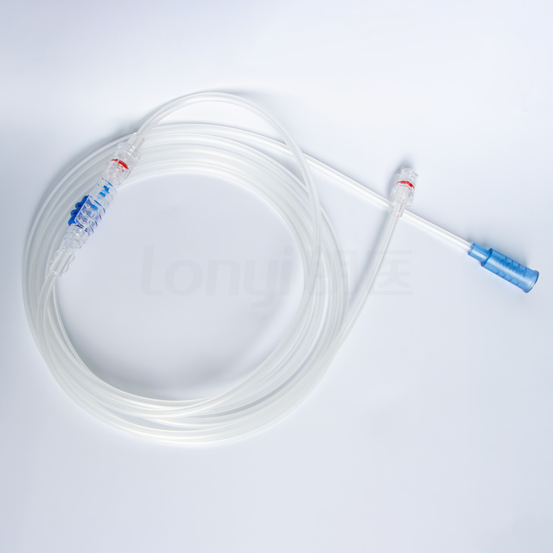 1200psi Medical Grade Suction Extension Tube with on/off Valve